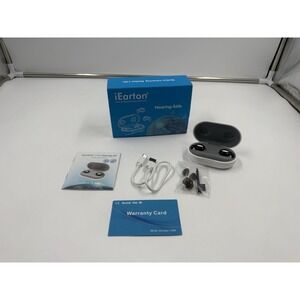 Iearton Rechargeable Bluetooth Hearing Aid For Senior & Adult Otc Cic Invisibl